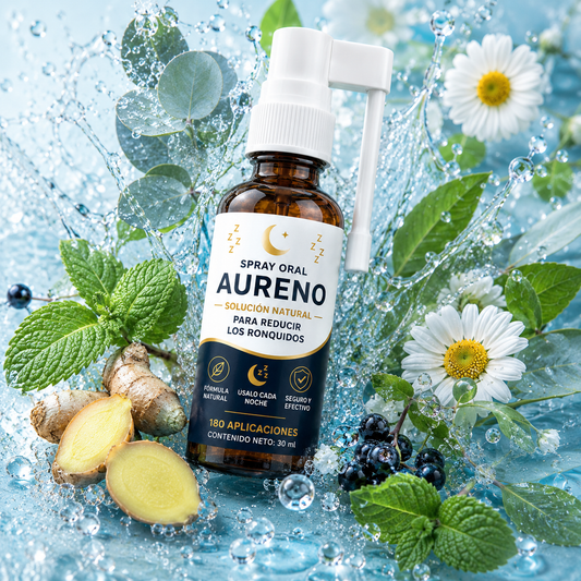Aureno™ | Spray Natural para Reducir los Ronquidos